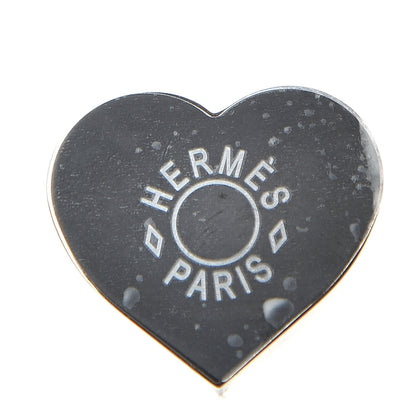 Hermes Palladium Coeur Scarf Ring Black 1 of 5