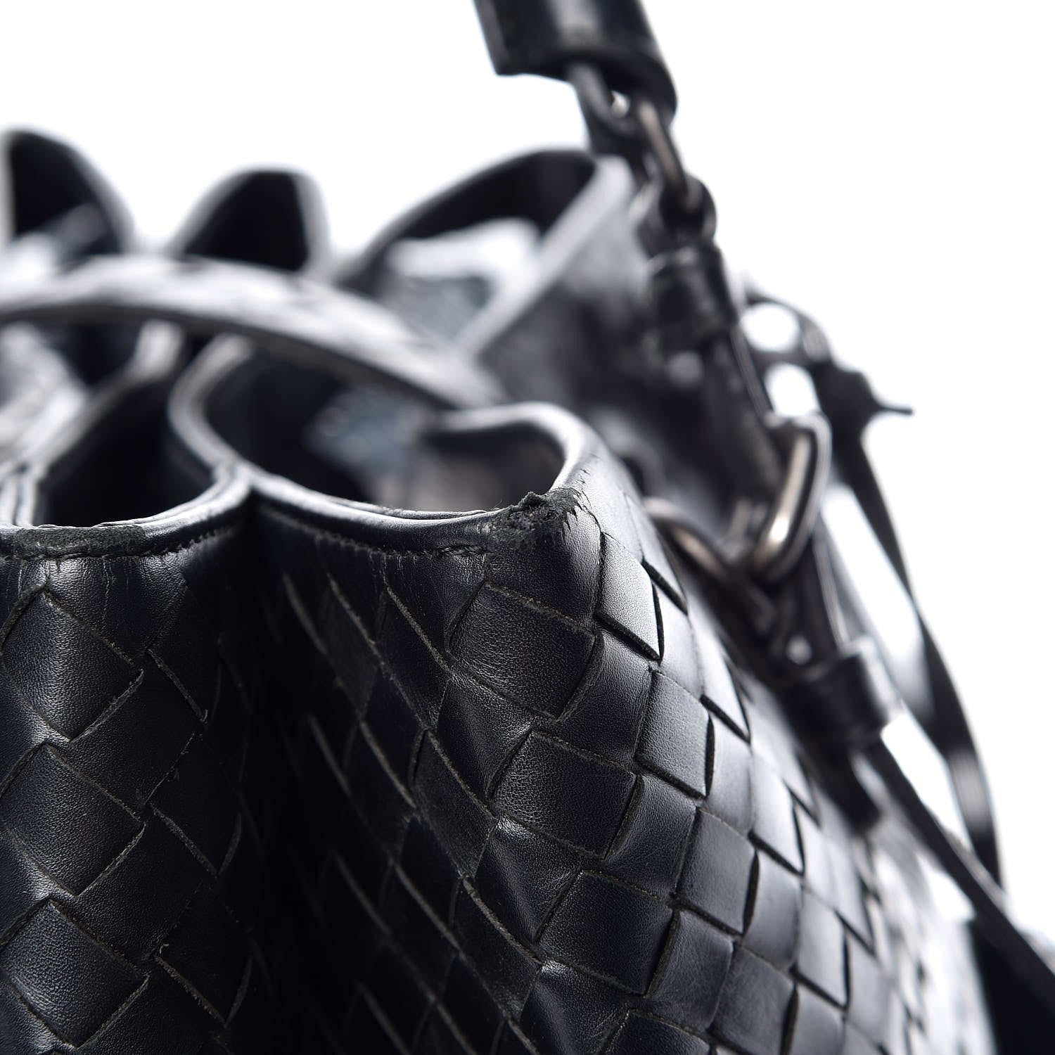 Bottega Veneta Light Calf Intrecciato Small Roma Black 15 of 19