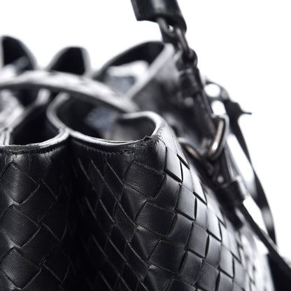 Bottega Veneta Light Calf Intrecciato Small Roma Black 15 of 19