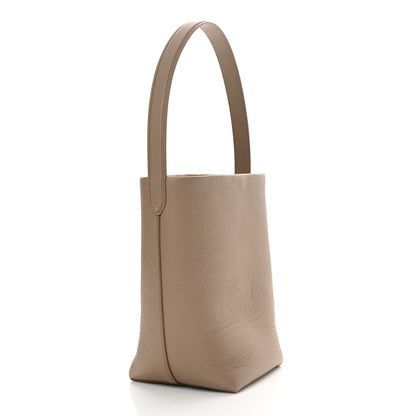The Row Grained Calfskin Small N/S Park Tote Dark Taupe 3 of 9