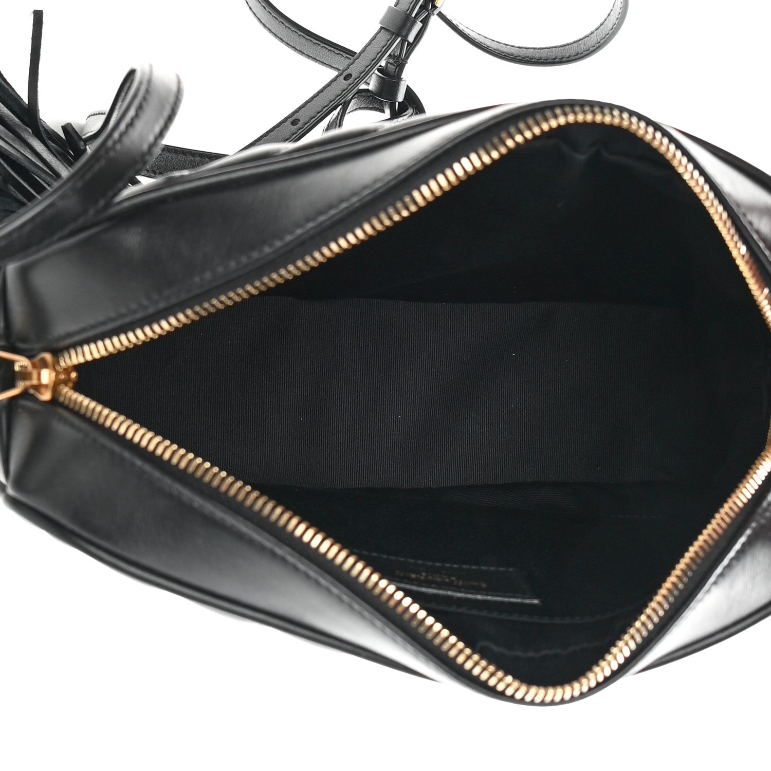 Saint Laurent Calfskin Matelasse Monogram Lou Camera Bag Black 5 of 10