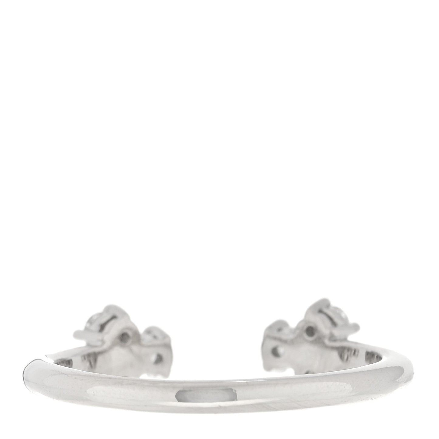 Platinum Diamond Aria Open Ring 53 6.5