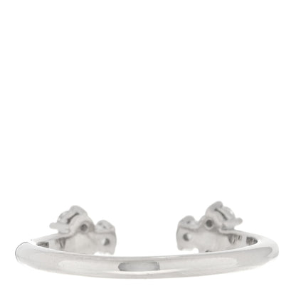 Tiffany Platinum Diamond Aria Open Ring 53 6.5 3 of 4