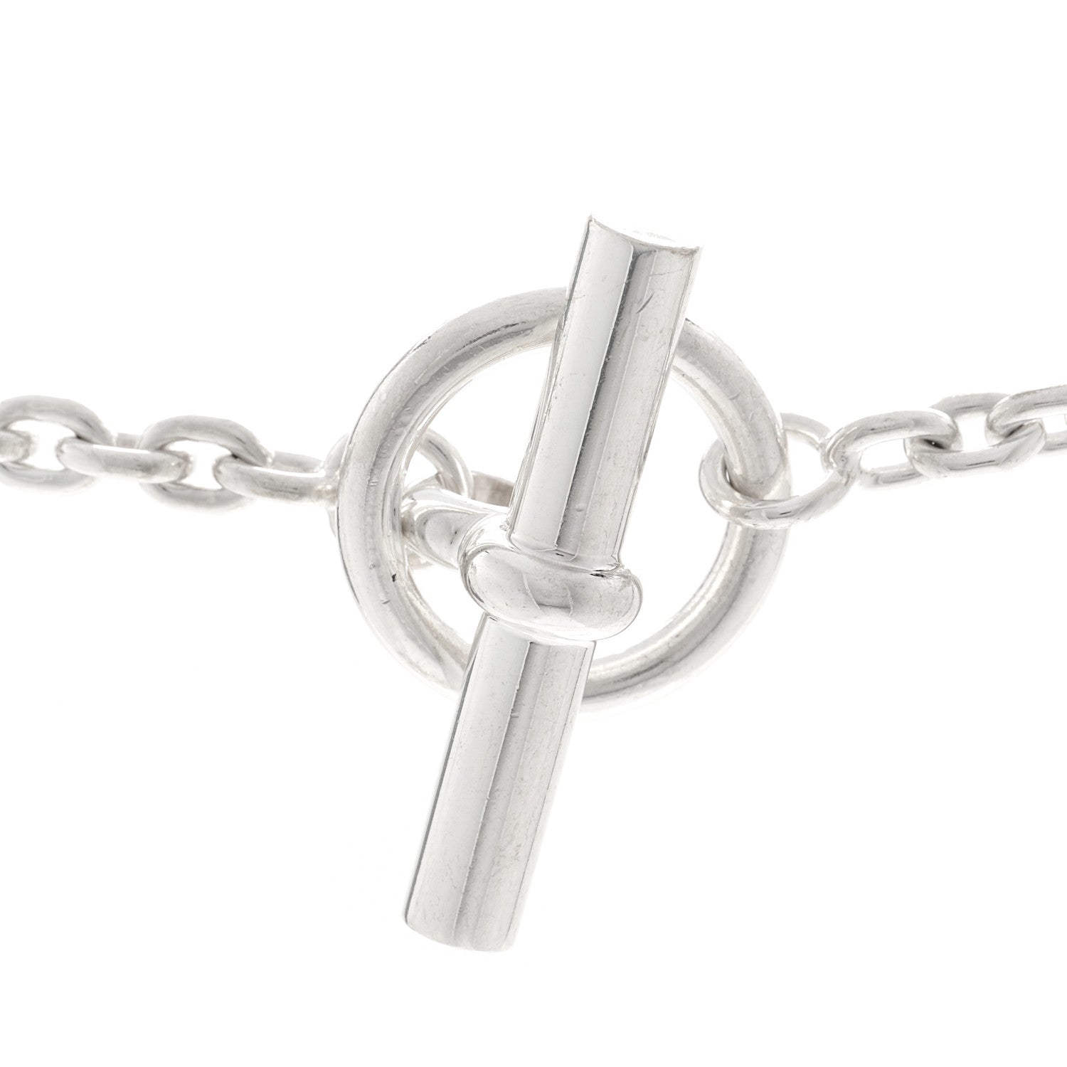 Hermes Sterling Silver Farandole Necklace 160 5 of 6