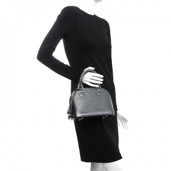 Louis Vuitton Epi Alma BB Anthracite Nacre 3 of 7