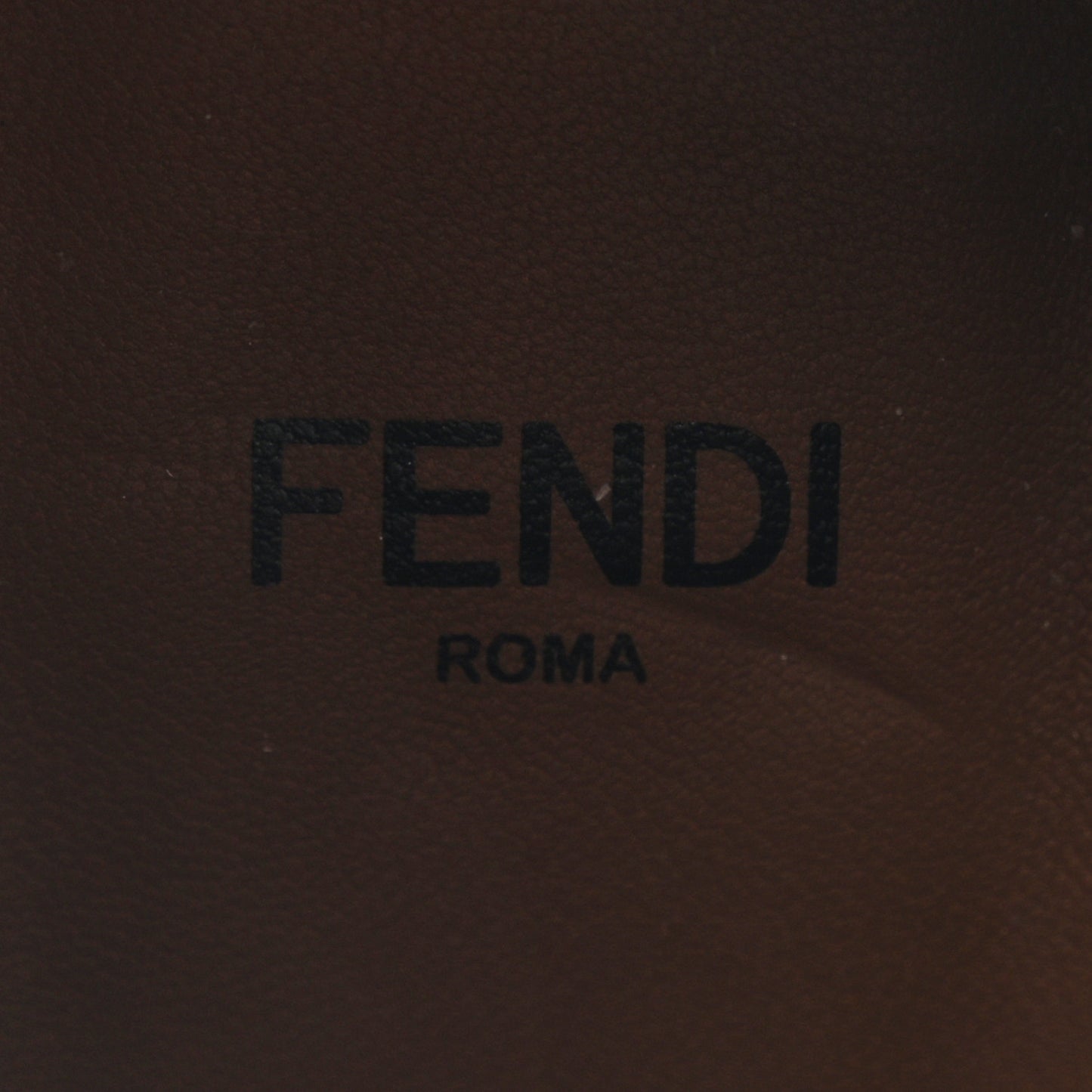 Nappa Fendi First 95mm Booties 38 Caramello