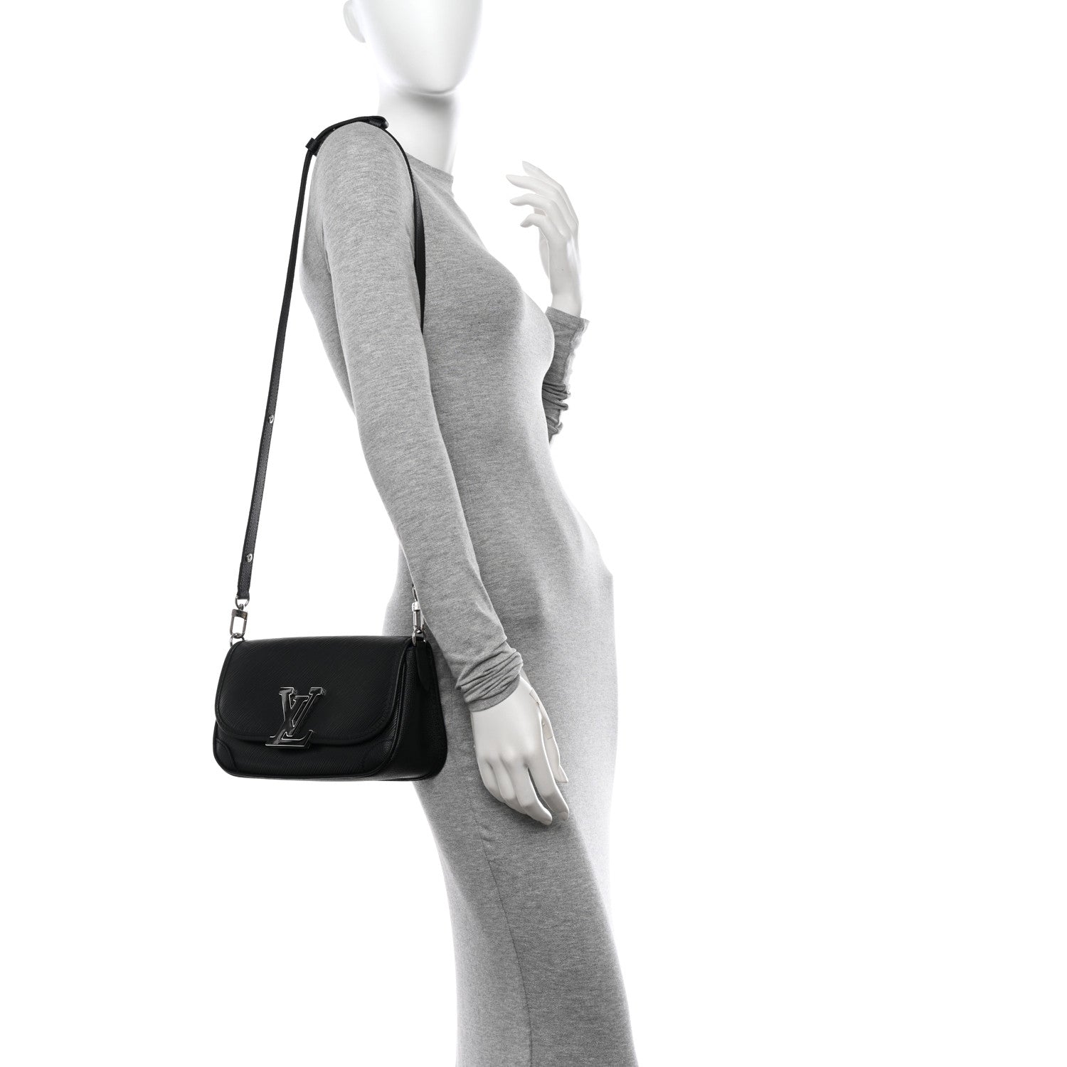 Louis Vuitton Epi Buci Crossbody Black 3 of 9