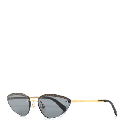Louis Vuitton Monogram Cat Eye Z1438E Sunglasses Gold 1 of 10