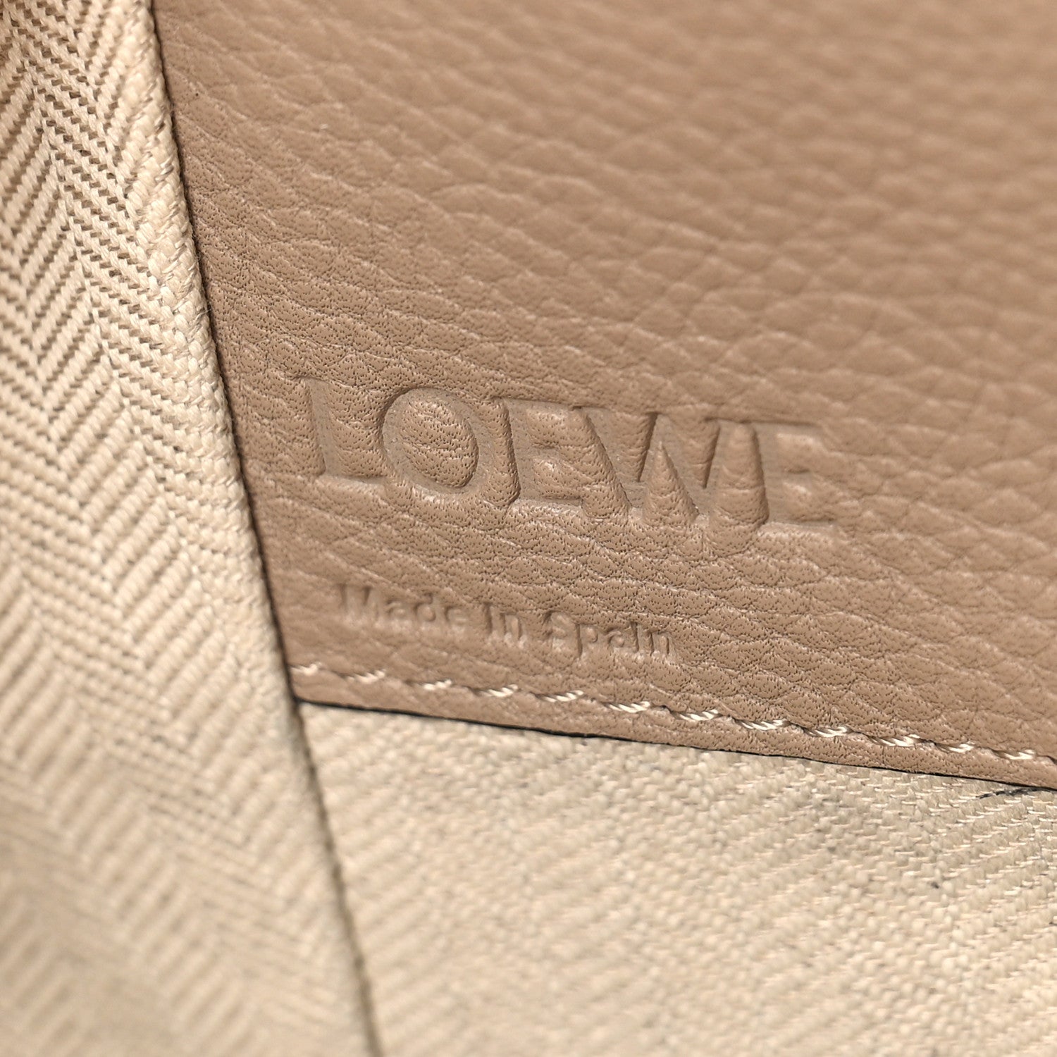 Loewe Calfskin Small Hammock Shoulder Bag Sand Mink 7 of 9