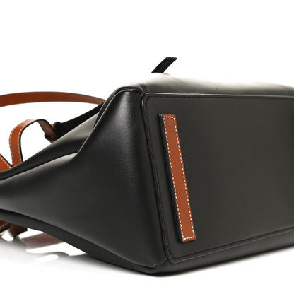 Loewe Boxcalf Lazo Tote Black Tan 9 of 10