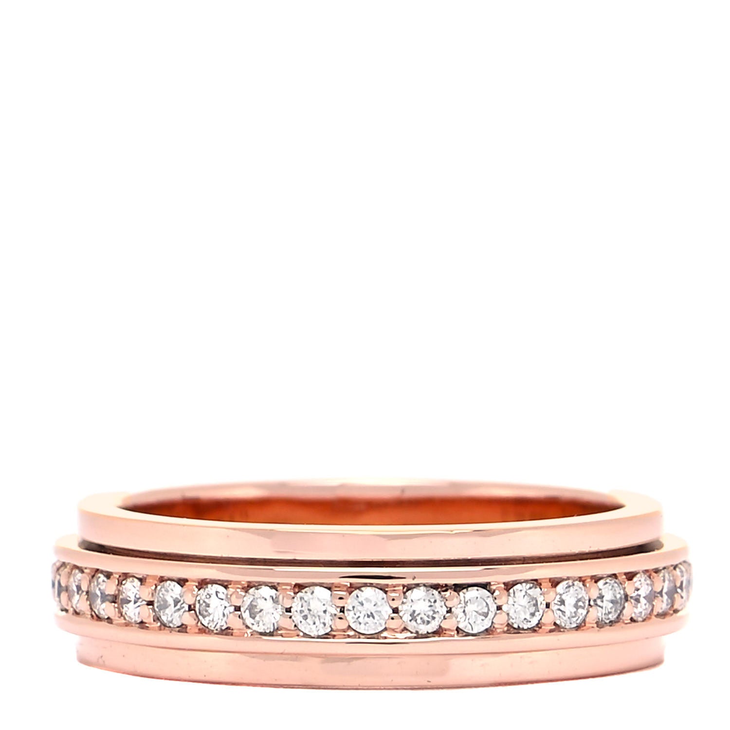 Piaget 18K Rose Gold Diamond Possession Wedding Band Ring 52 6 1 of 4