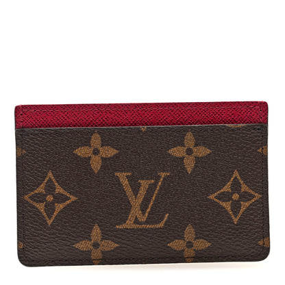 Louis Vuitton Monogram Card Holder Fuchsia 1 of 7