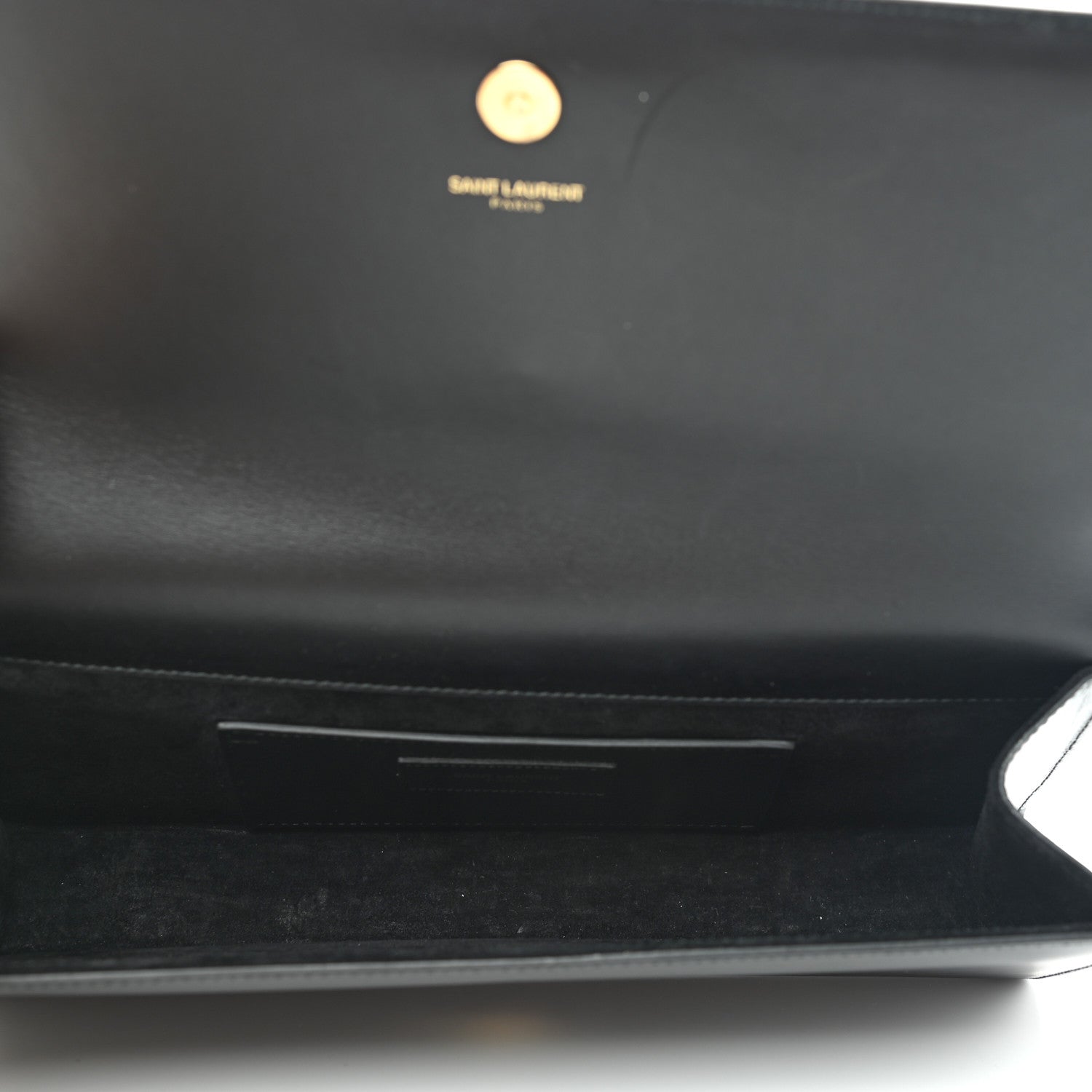 Saint Laurent Calfskin Classic Monogram Cassandre Clutch Black 5 of 10