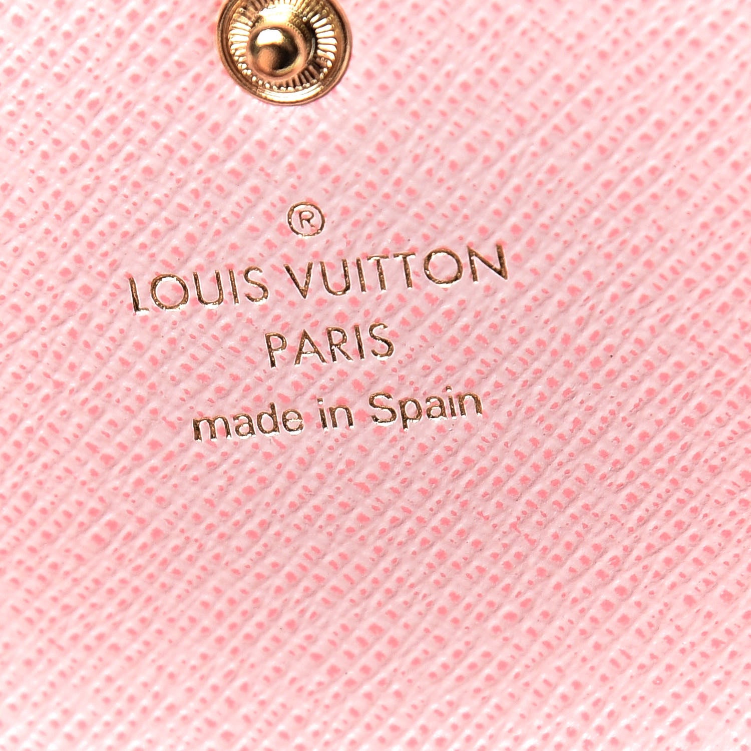 Louis Vuitton Damier Azur Rosalie Coin Purse Rose Ballerine 6 of 8
