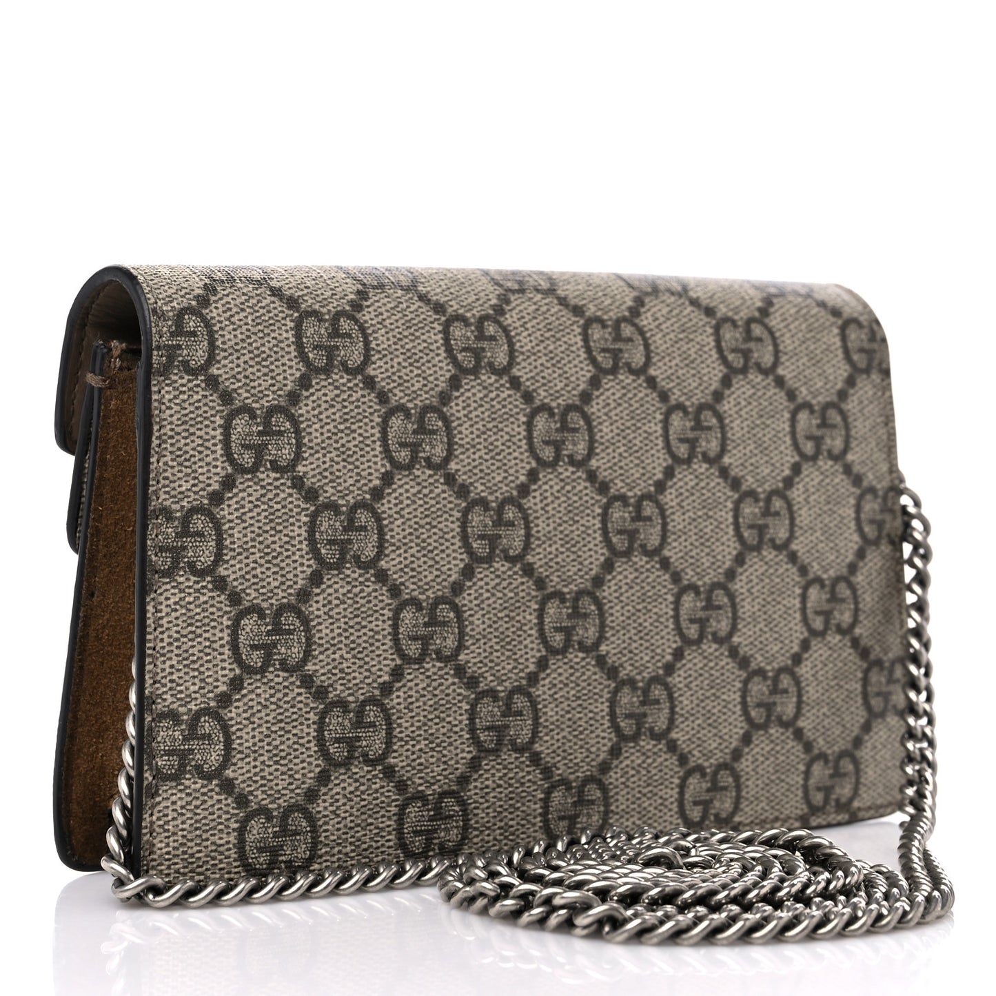GG Supreme Monogram Super Mini Dionysus Shoulder Bag Taupe