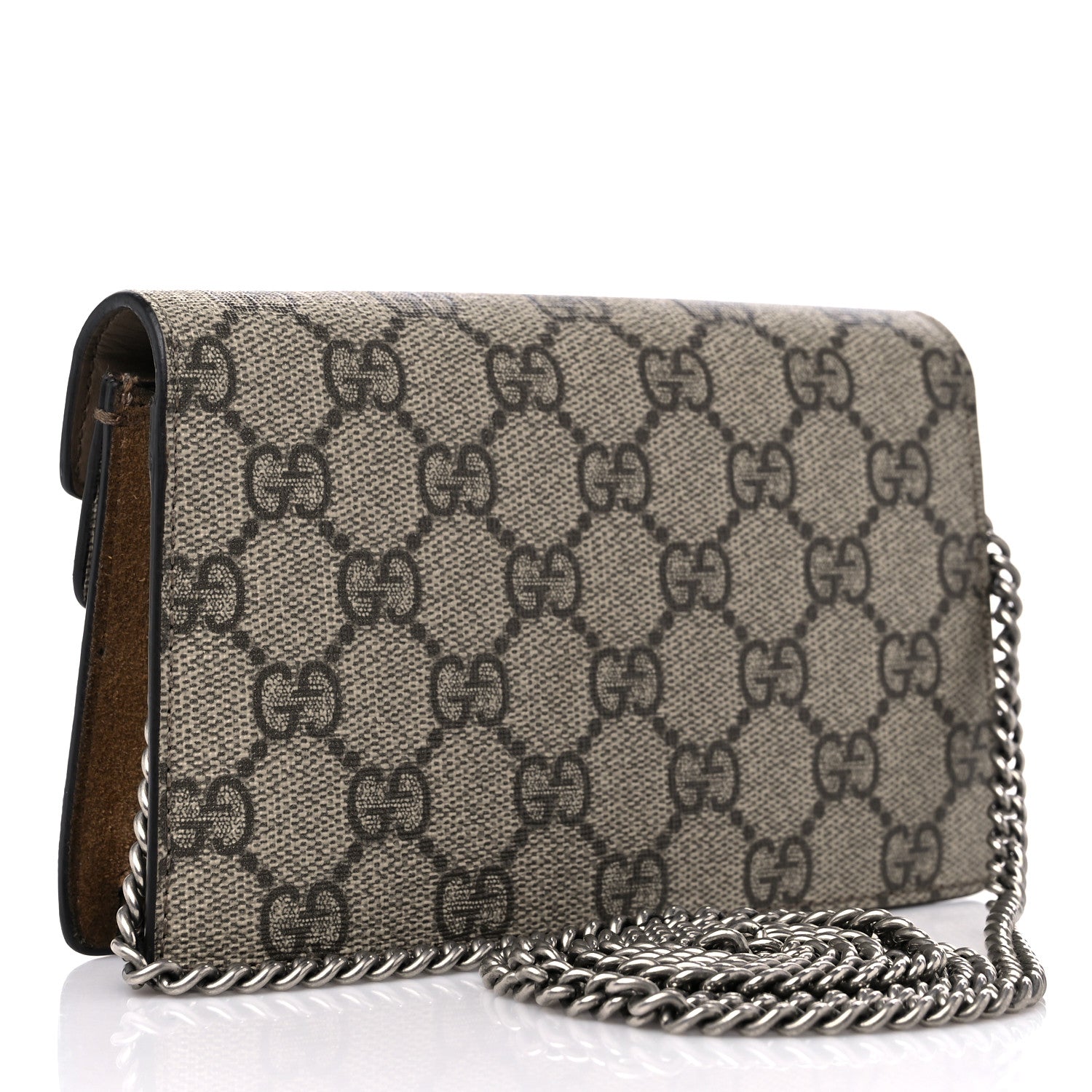 Gucci GG Supreme Monogram Super Mini Dionysus Shoulder Bag Taupe 3 of 12