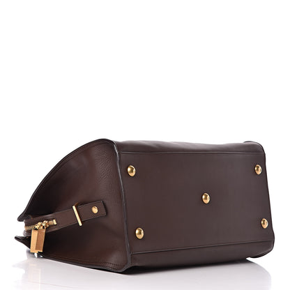 Saint Laurent Calfskin Medium Classic Y Cabas Brown 4 of 19