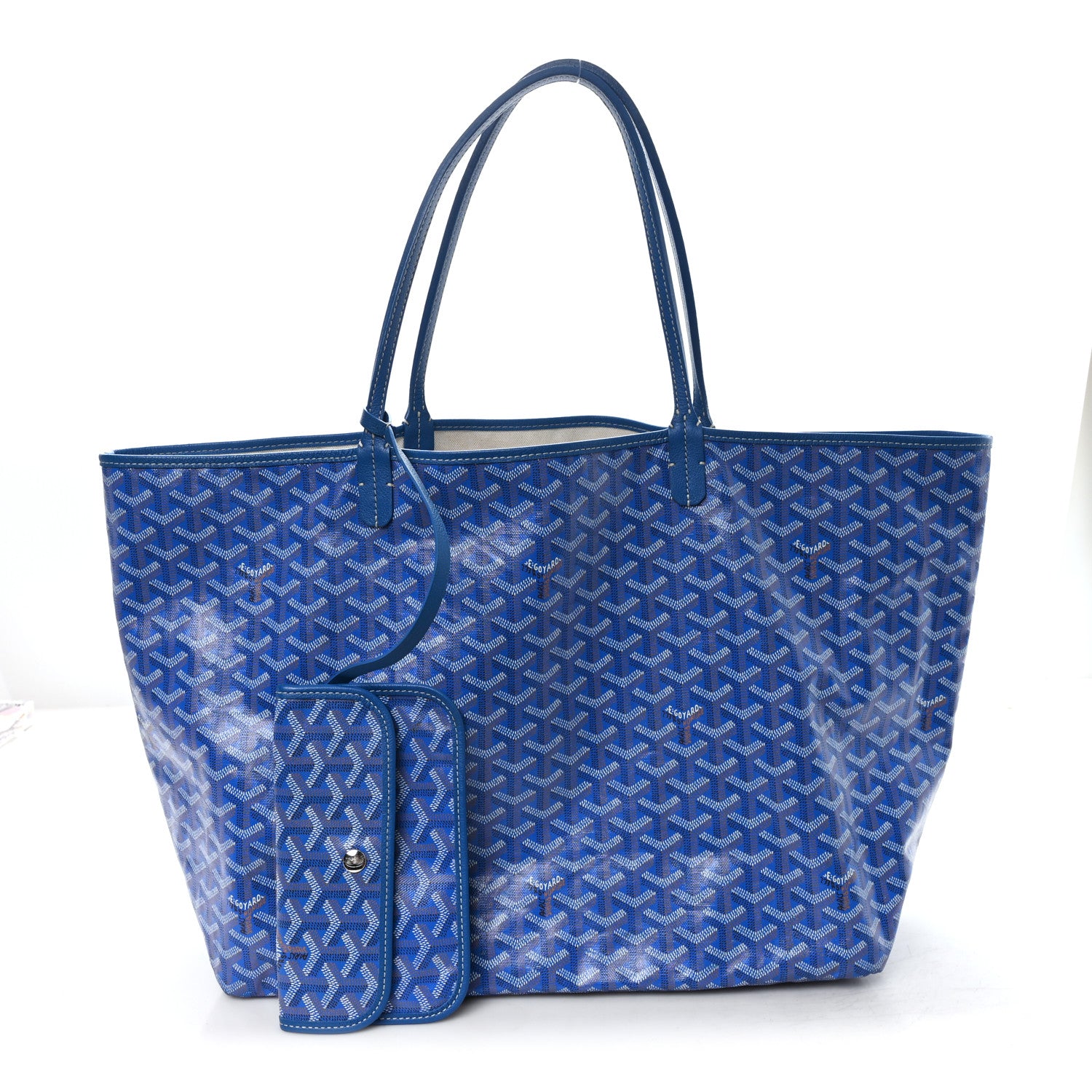 Goyard Goyardine Saint Louis GM Sky Blue 3 of 12