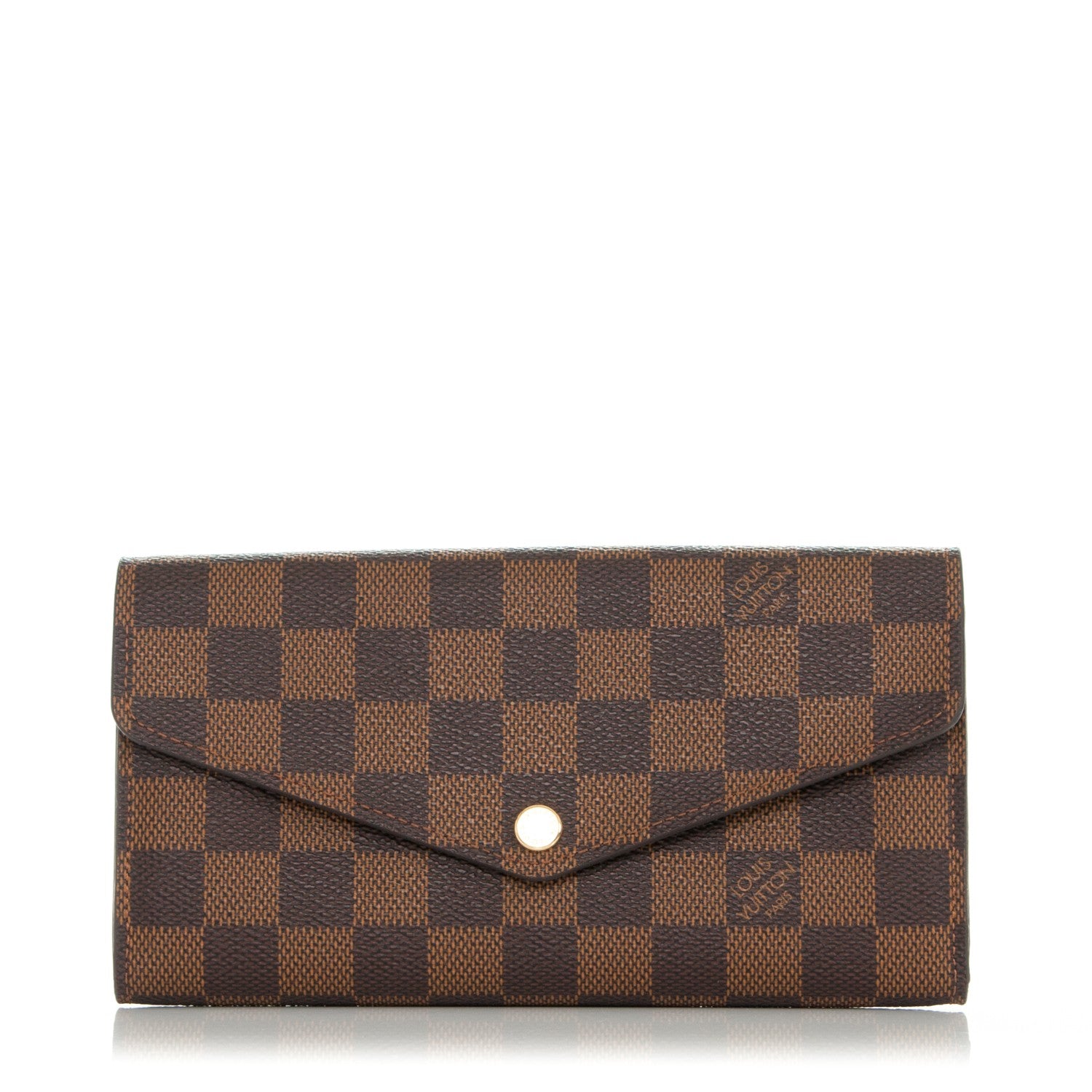 Louis Vuitton Damier Ebene Sarah Wallet NM 1 of 7