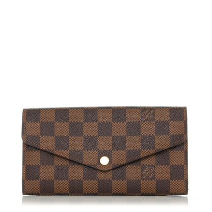 Louis Vuitton Damier Ebene Sarah Wallet NM 1 of 7