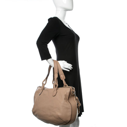 Loewe Calfskin Logo Shoulder Bag Mink 3 of 9