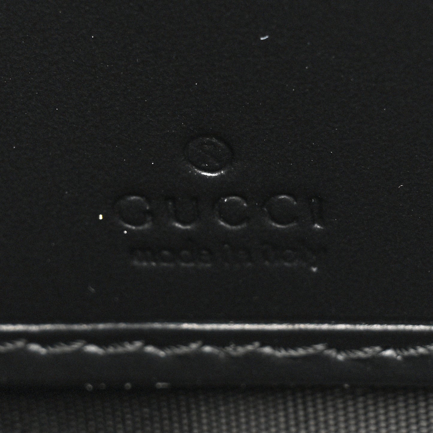 Guccissima Web Zip Around Wallet Black