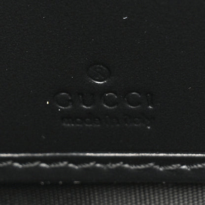 Gucci Guccissima Web Zip Around Wallet Black 9 of 11