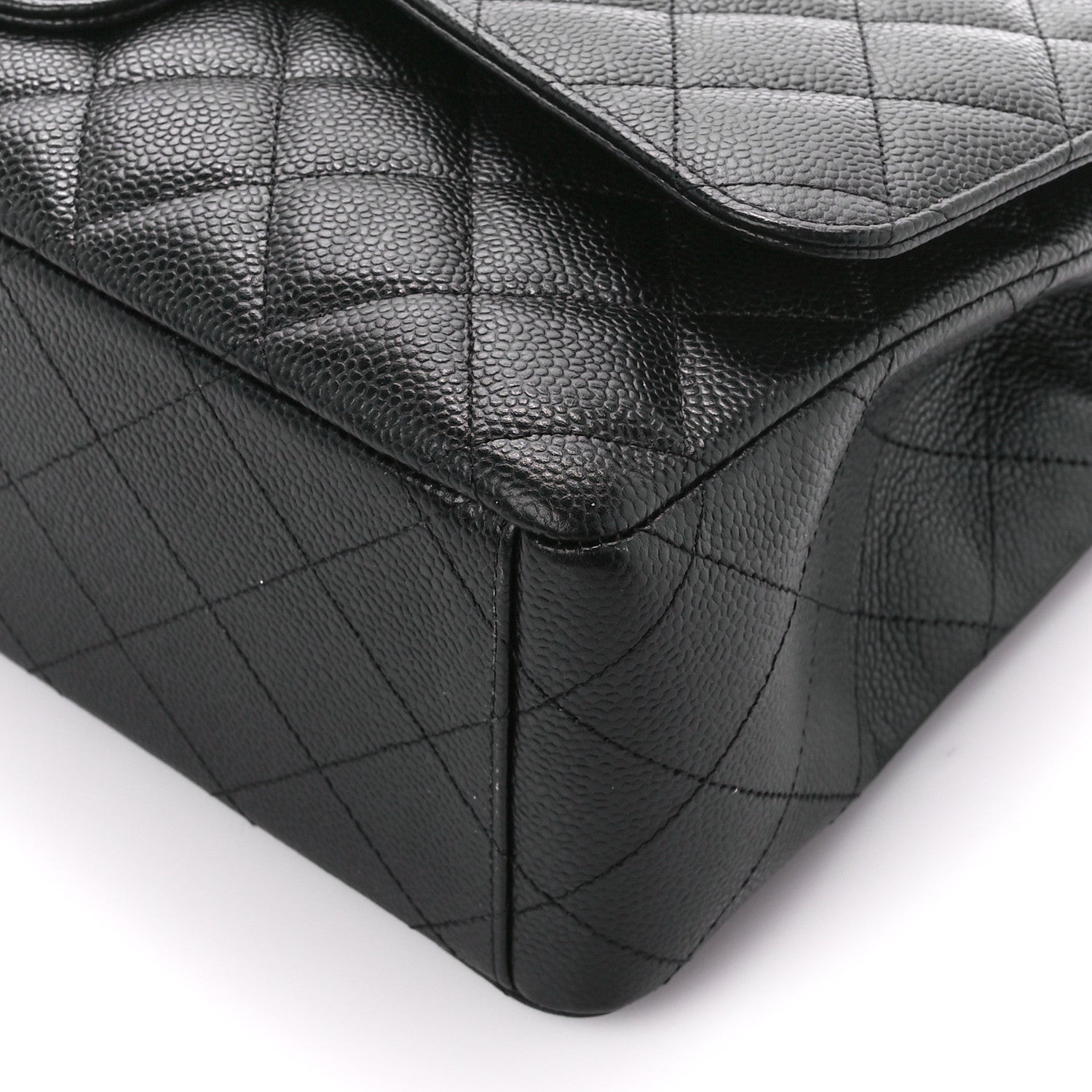 Chanel Caviar Quilted Maxi Double Flap Black 11 of 12