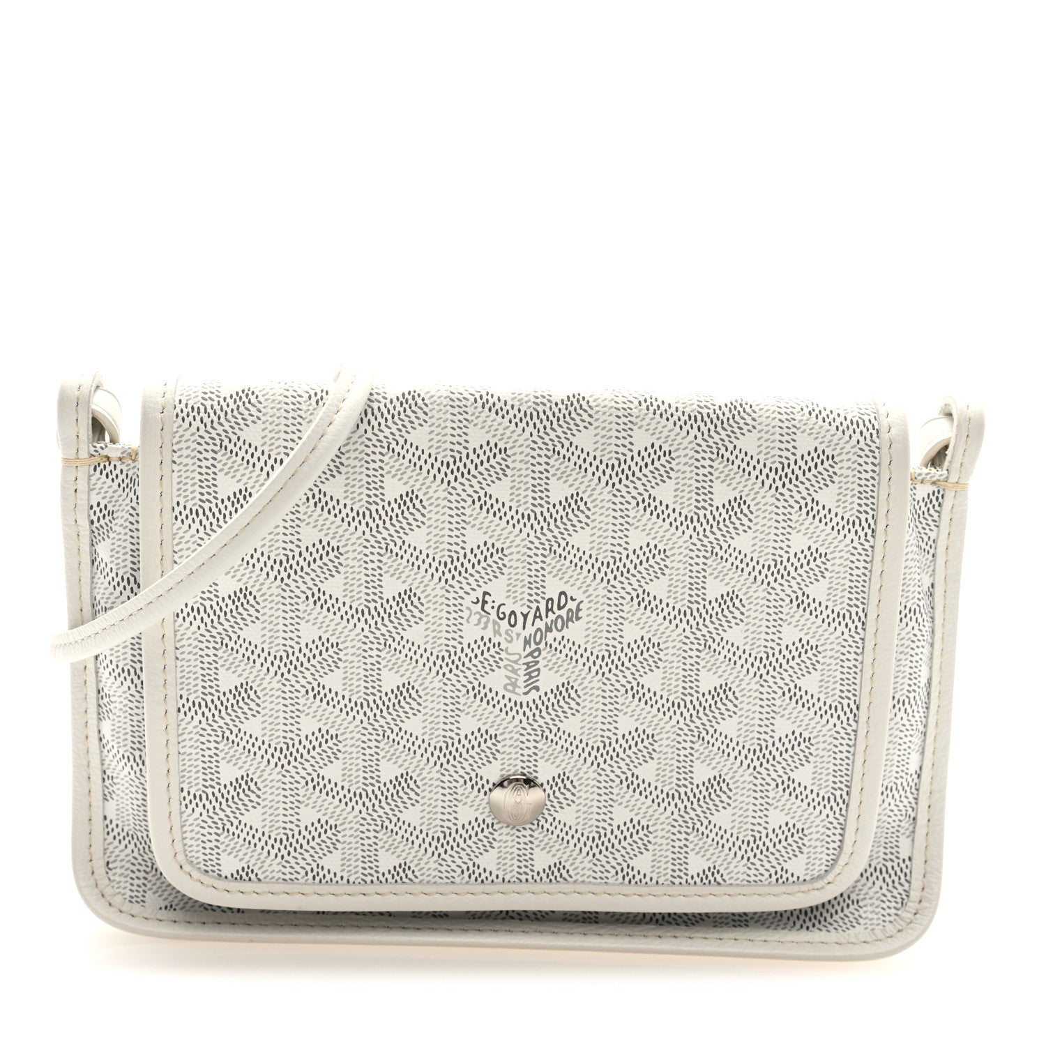 Goyard Goyardine Plumet Wallet Clutch White 1 of 9