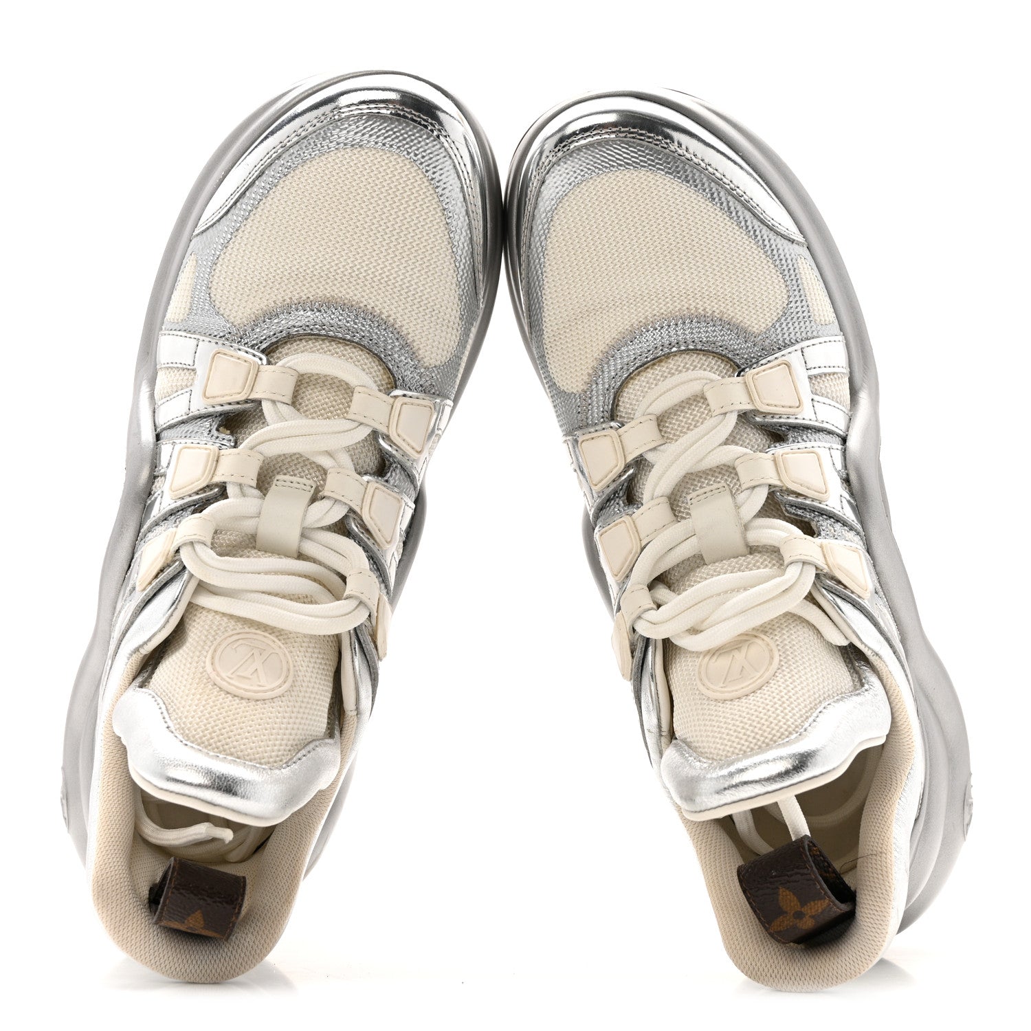 Louis Vuitton Metallic Calfskin Technical Nylon LV Archlight