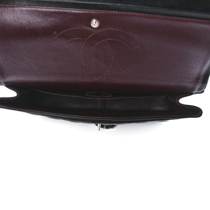 Chanel Lambskin Quilted Maxi Double Flap Black 5 of 12