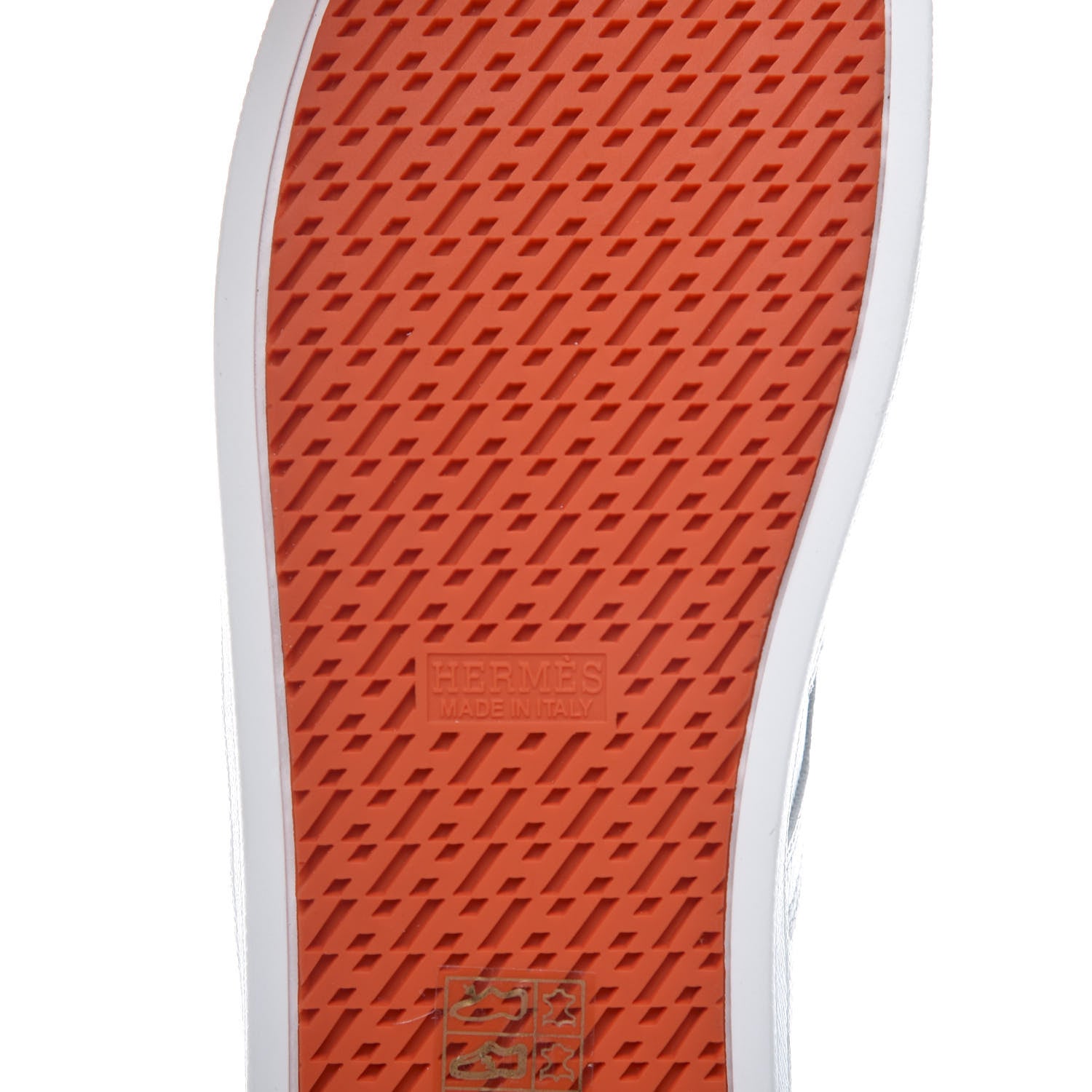 Hermes Epsom Womens Boomerang Sneakers 37 White 8 of 10