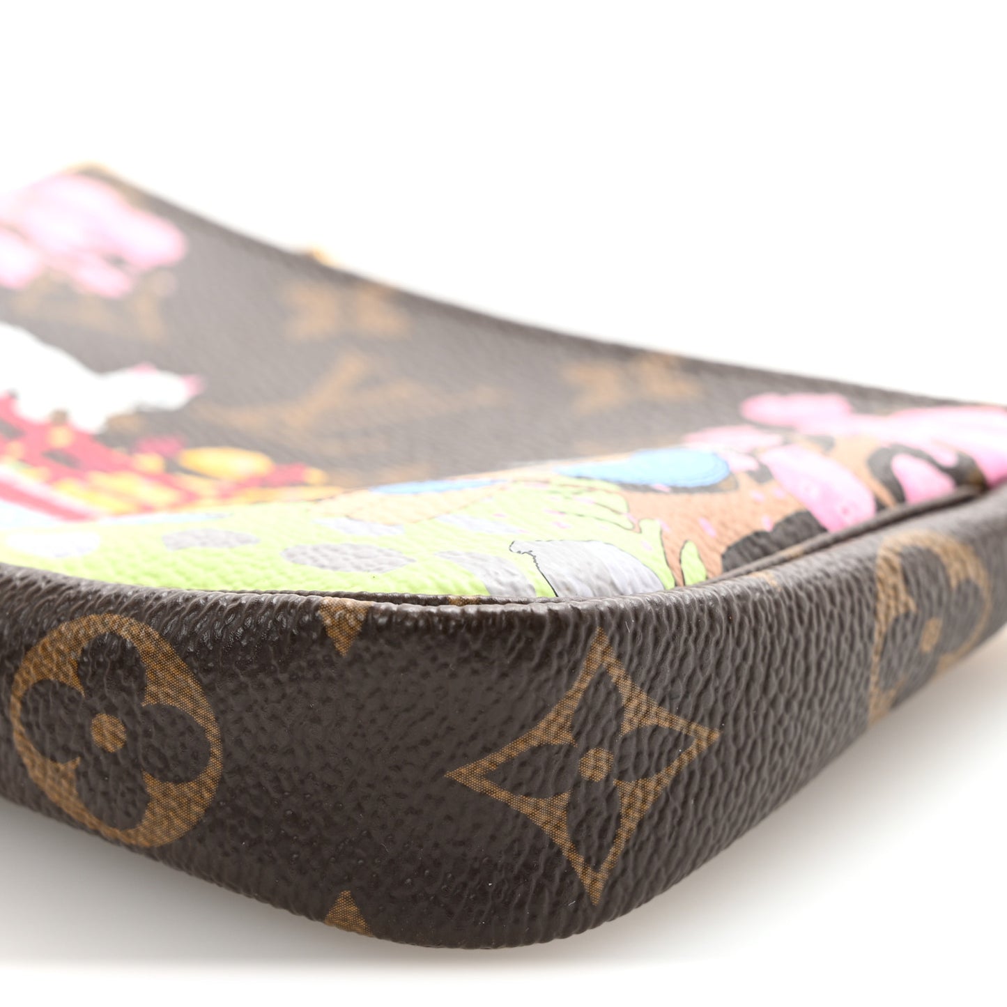 Monogram 2021 Christmas Animation Japanese Garden Mini Pochette Accessories Wisteria Pink