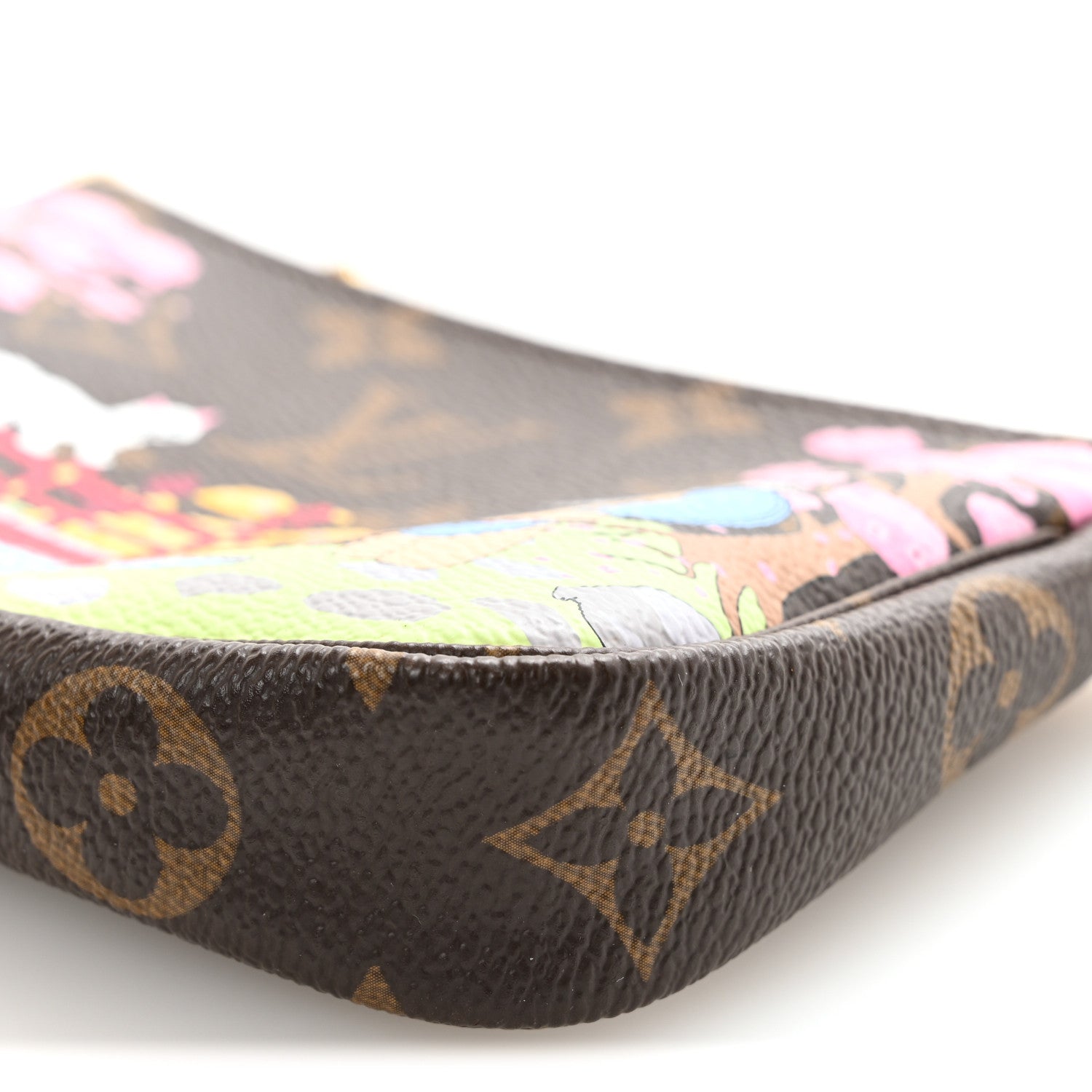 Louis Vuitton Monogram 2021 Christmas Animation Japanese Garden Mini Pochette Accessories Wisteria Pink 10 of 10