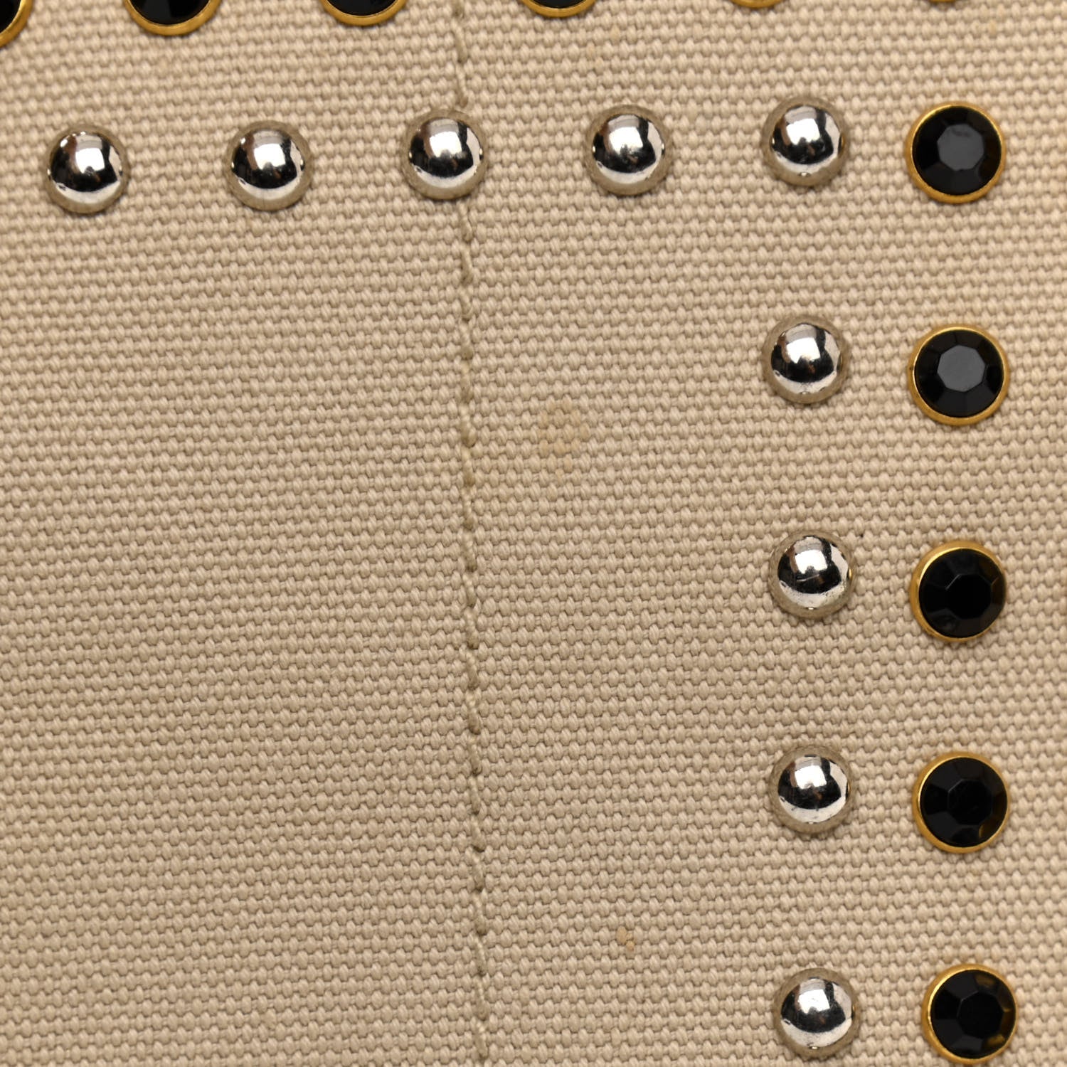 Prada Canapa Crystal Studded Tote Corda 14 of 16