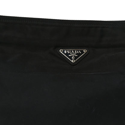 Prada Nylon Flat Messenger Bag Black 12 of 17