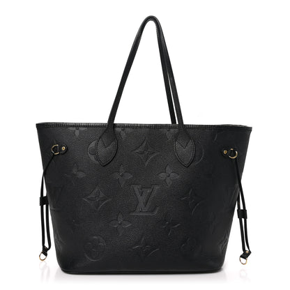 Louis Vuitton Empreinte Monogram Giant Neverfull MM Black 1 of 11