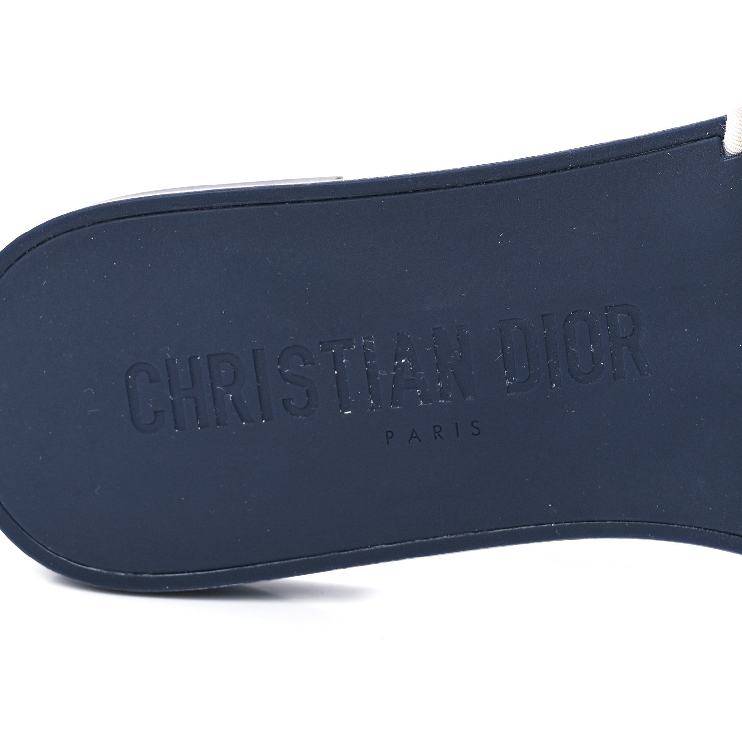 Christian Dior Technical Fabric Dio(r)evolution Slide Sandals 38 Deep Blue 7 of 8
