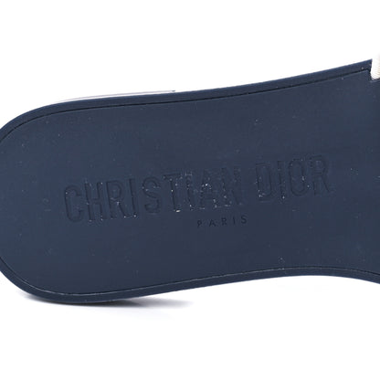 Christian Dior Technical Fabric Dio(r)evolution Slide Sandals 38 Deep Blue 7 of 8