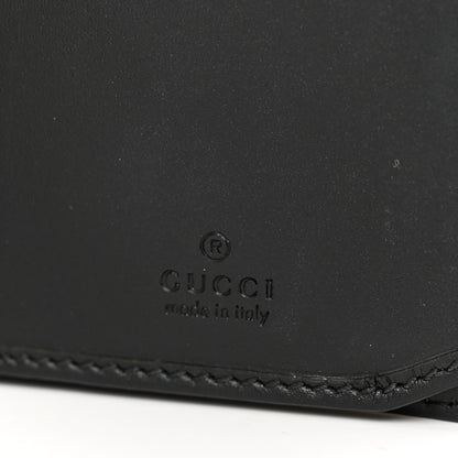 Gucci Guccissima Signature Web New Web Long Wallet Black 6 of 8
