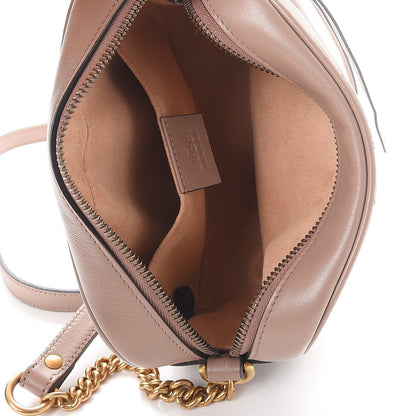 Gucci Calfskin Matelasse Mini GG Marmont Chain Shoulder Bag Nude 6 of 8