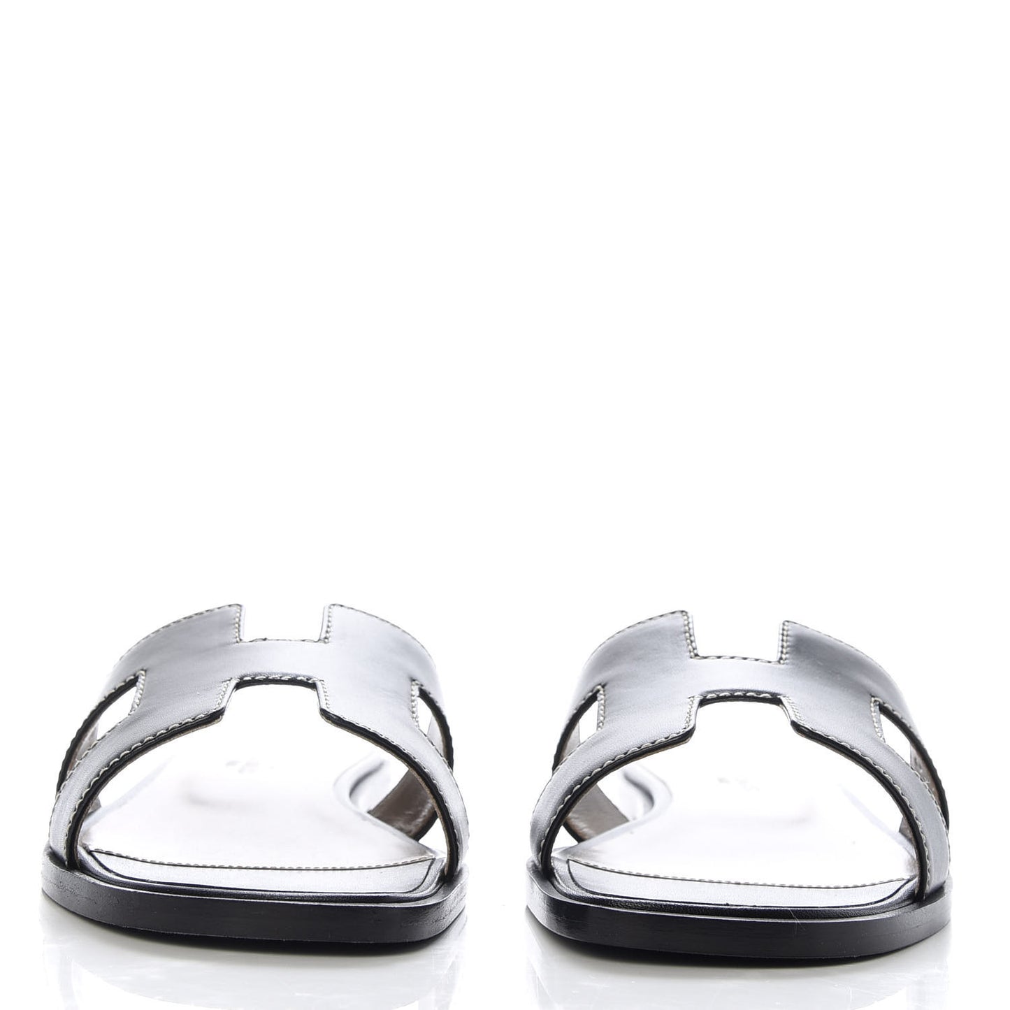 Box Calfskin Oran Sandals 35 Black