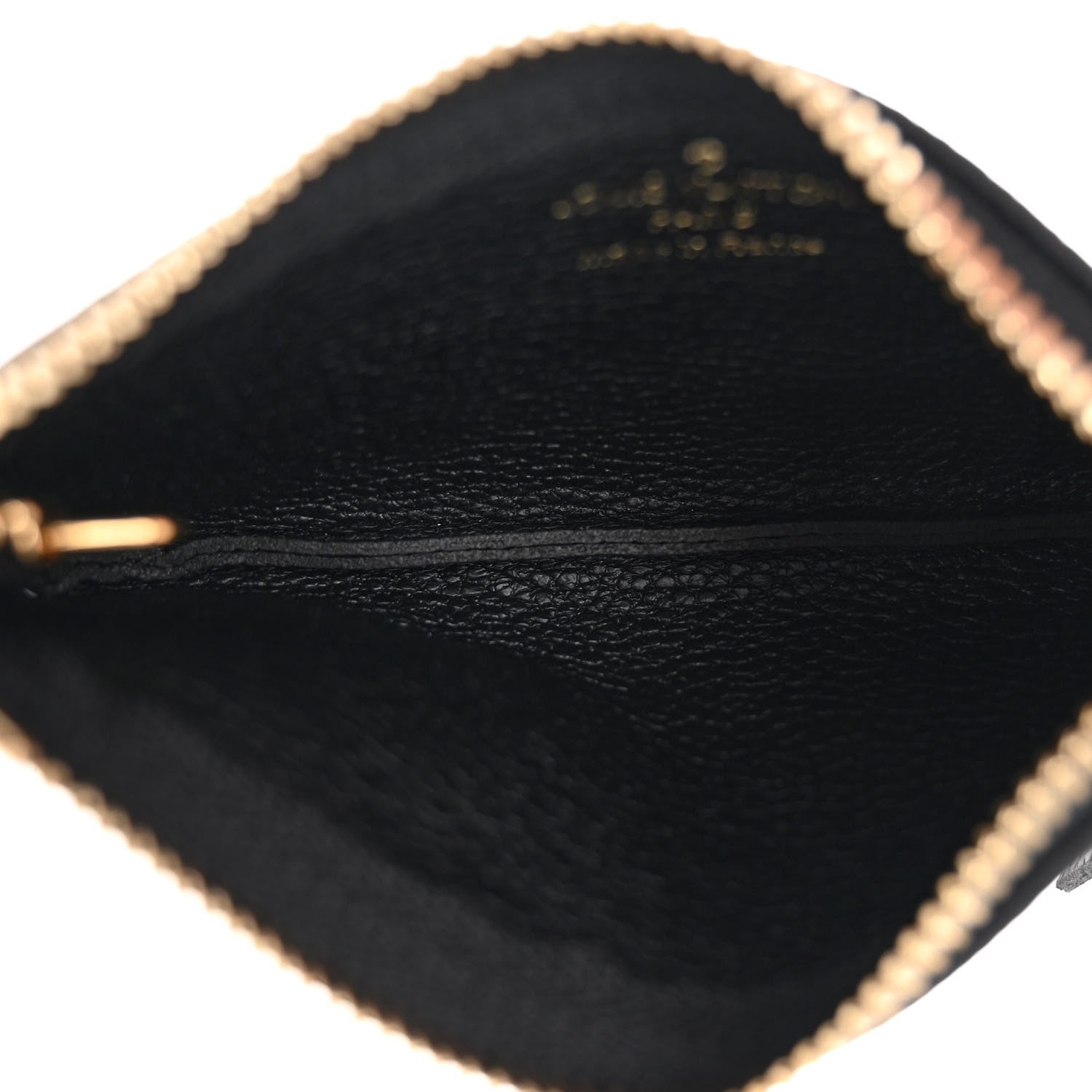 Louis Vuitton Empreinte Monogram Giant Key Pouch Black Beige 5 of 6