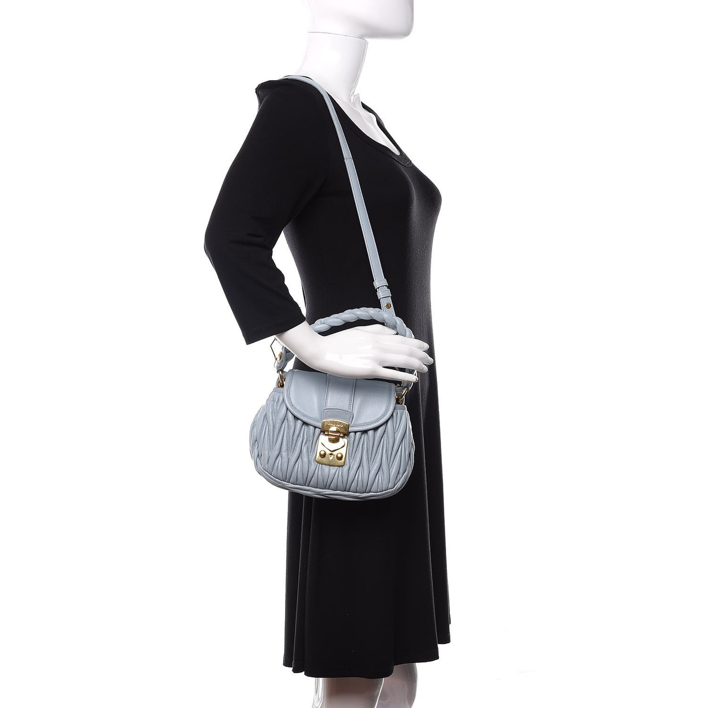 Nappa Matelasse Coffer Navy