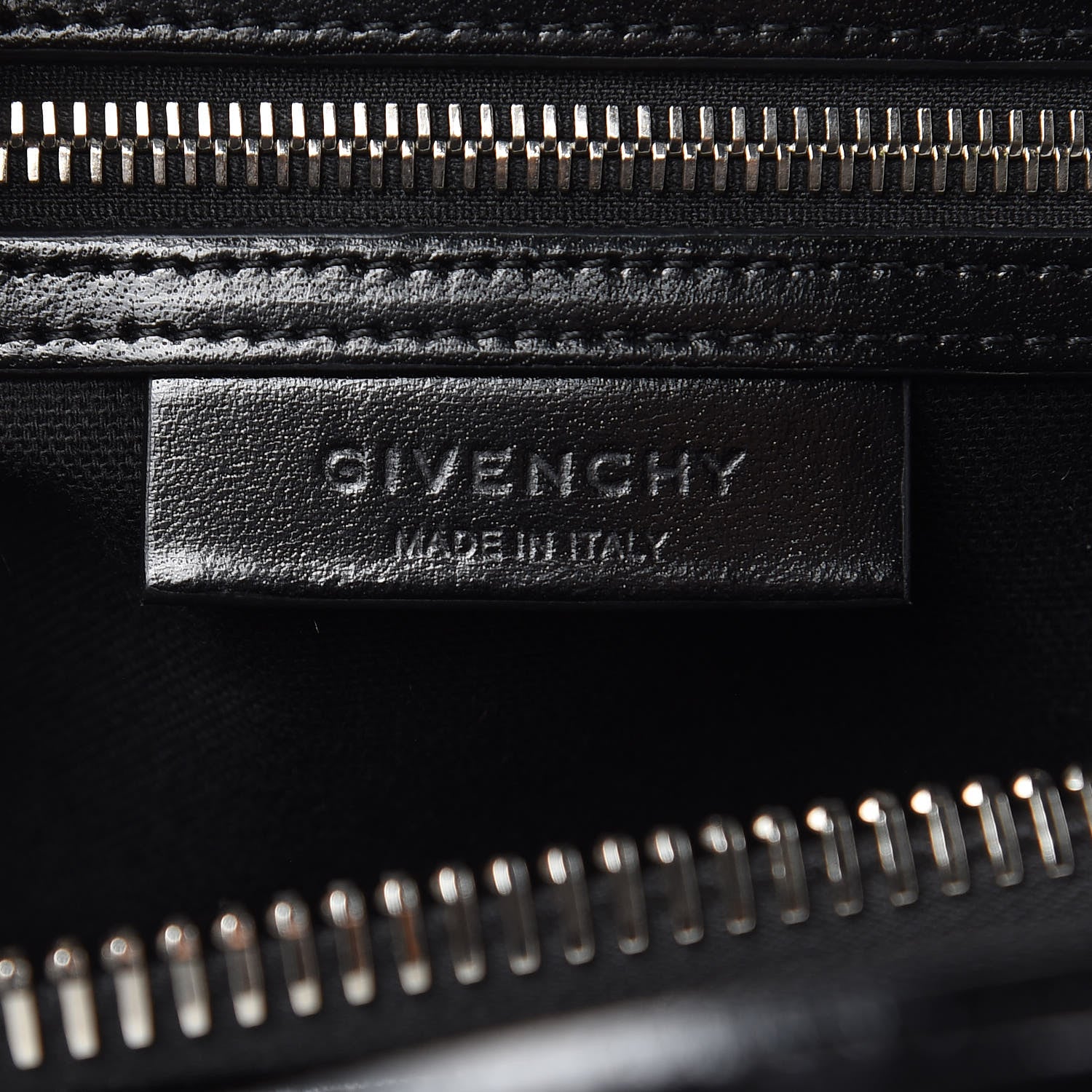 Givenchy Shiny Lord Calfskin Medium Antigona Black 7 of 13