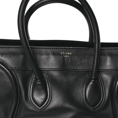 Celine Smooth Calfskin Mini Luggage Black 9 of 12