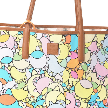 MCM X Eddie Kang Visetos Medium Reversible Shopper Tote Natural 7 of 17