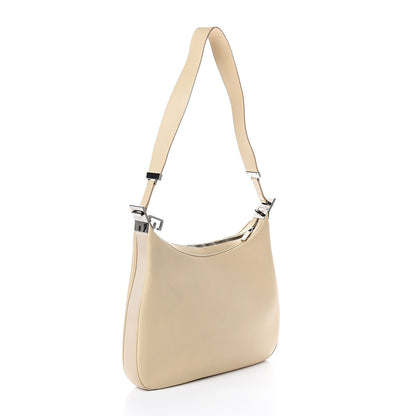 Gucci Calfskin Shoulder Bag Beige 2 of 6