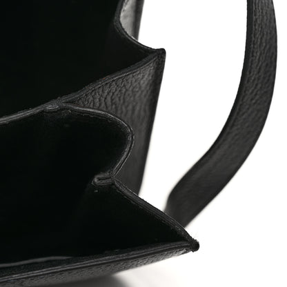 Celine Goatskin Medium Classic Box Flap Bag Black 12 of 14