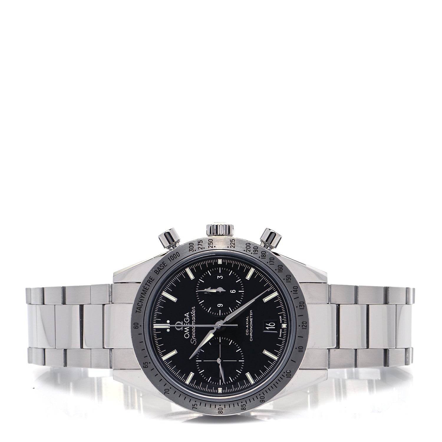 Omega Stainless Steel 41mm Speedmaster 57 Co-Axial Chronometer Automatic Watch Black 331.10.42.51.01.001 2 of 5
